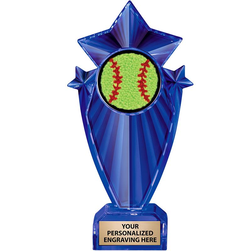 8" BLUE STARGRAM ICICLE TRP