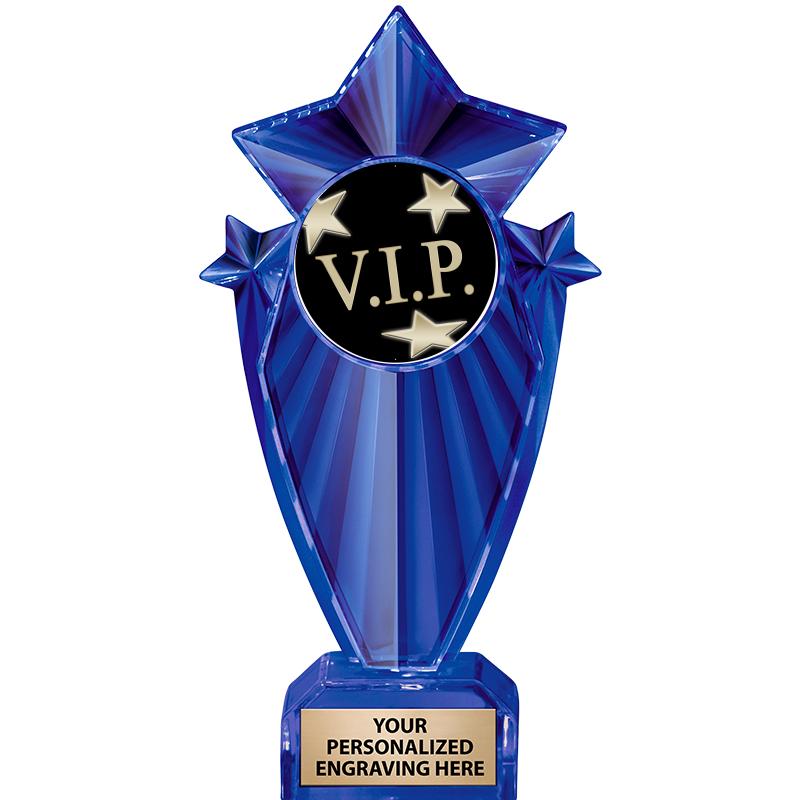 8" BLUE STARGRAM ICICLE TRP