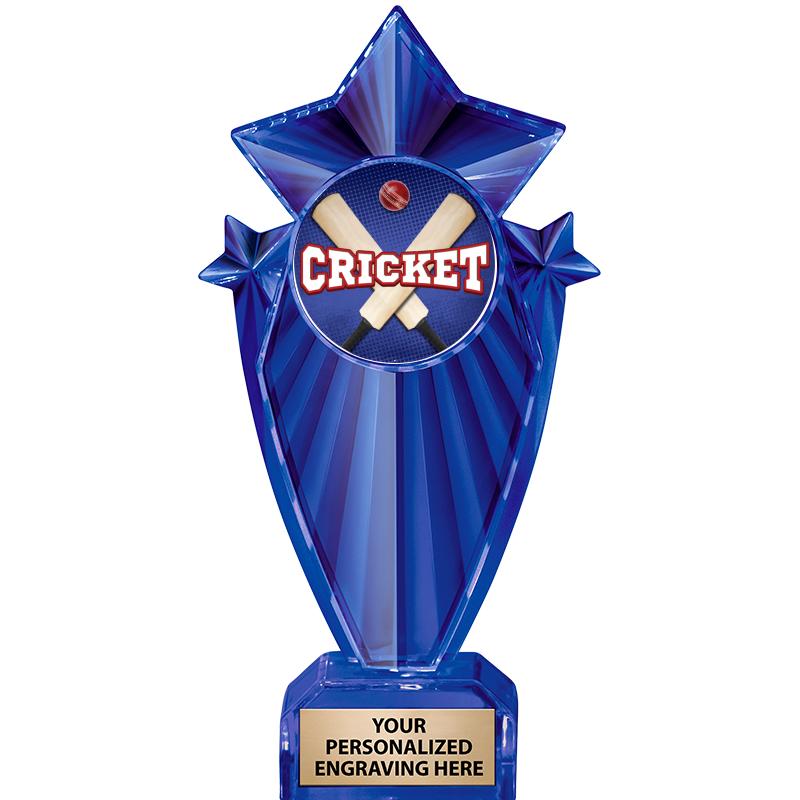 8" BLUE STARGRAM ICICLE TRP