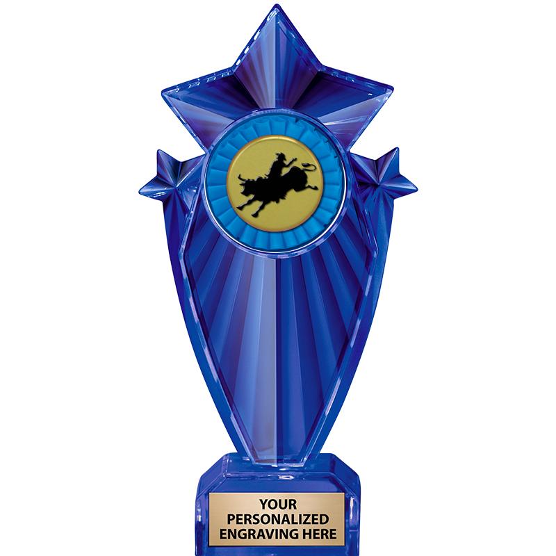 8" BLUE STARGRAM ICICLE TRP