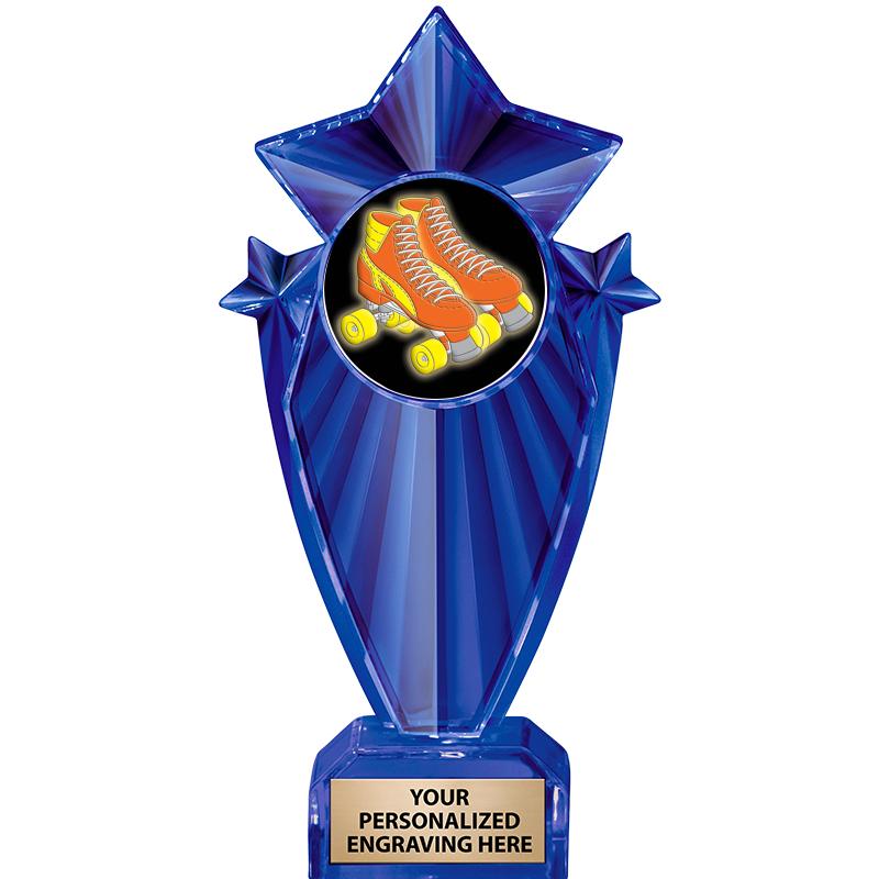 8" BLUE STARGRAM ICICLE TRP