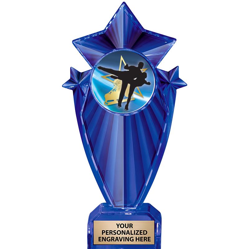 8" BLUE STARGRAM ICICLE TRP