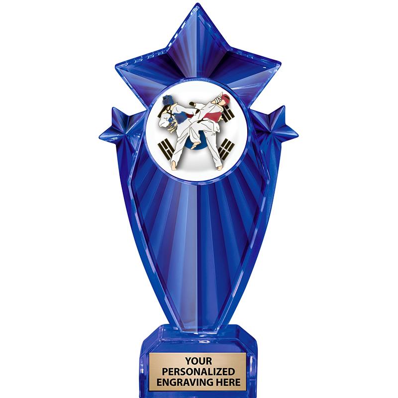 8" BLUE STARGRAM ICICLE TRP