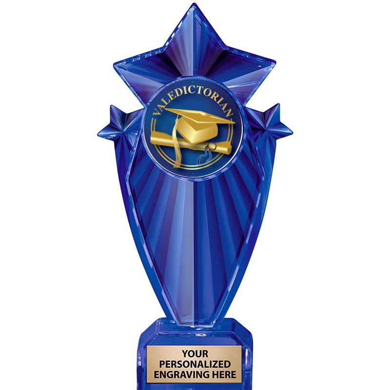 8" BLUE STARGRAM ICICLE TRP