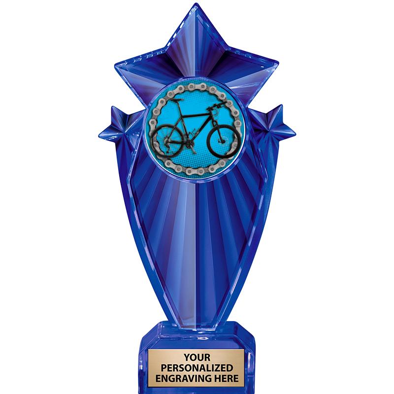 8" BLUE STARGRAM ICICLE TRP