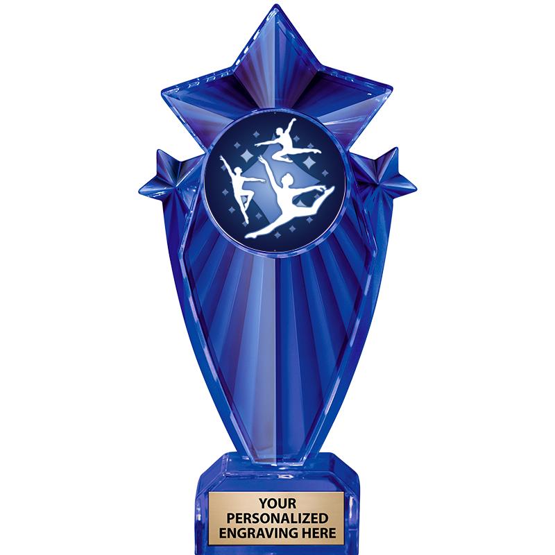 8" BLUE STARGRAM ICICLE TRP