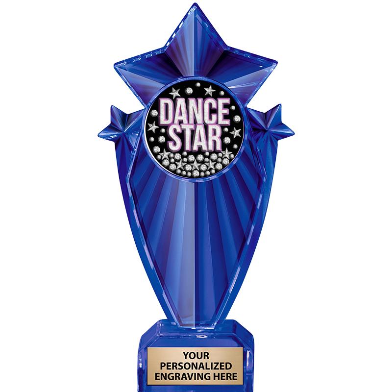 8" BLUE STARGRAM ICICLE TRP