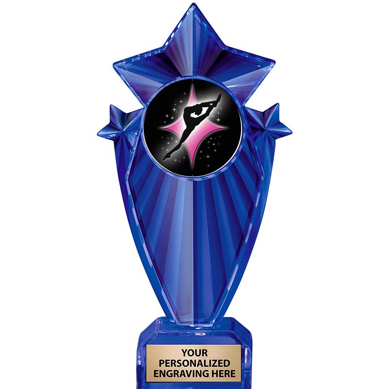 8" BLUE STARGRAM ICICLE TRP