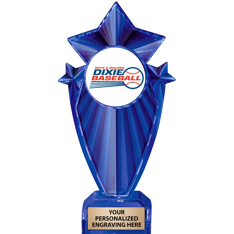 8" BLUE STARGRAM ICICLE TRP