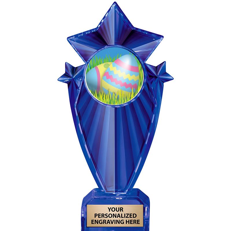 8" BLUE STARGRAM ICICLE TRP