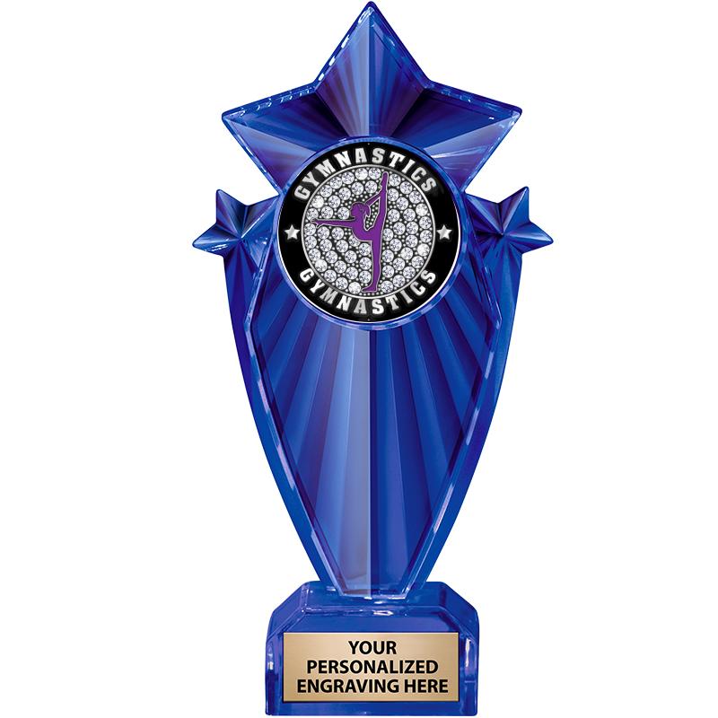 8" BLUE STARGRAM ICICLE TRP