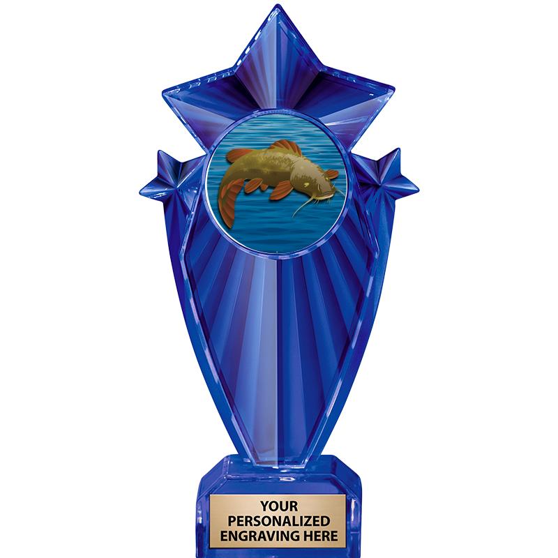 8" BLUE STARGRAM ICICLE TRP