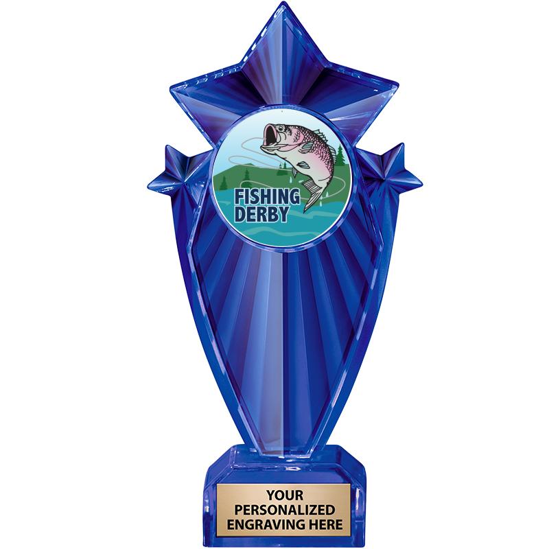 8" BLUE STARGRAM ICICLE TRP