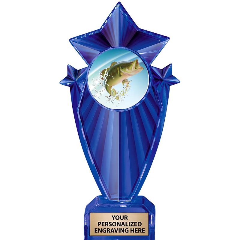 8" BLUE STARGRAM ICICLE TRP