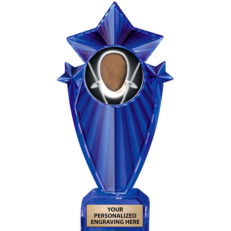 8" BLUE STARGRAM ICICLE TRP