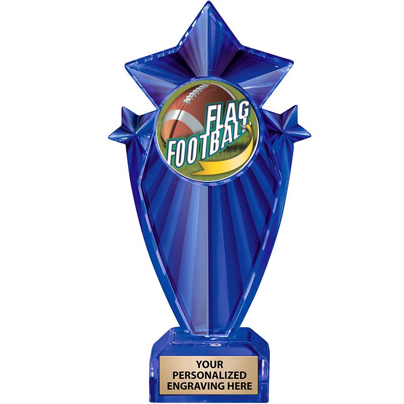 8" BLUE STARGRAM ICICLE TRP