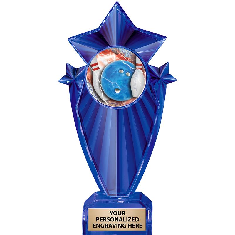 8" BLUE STARGRAM ICICLE TRP