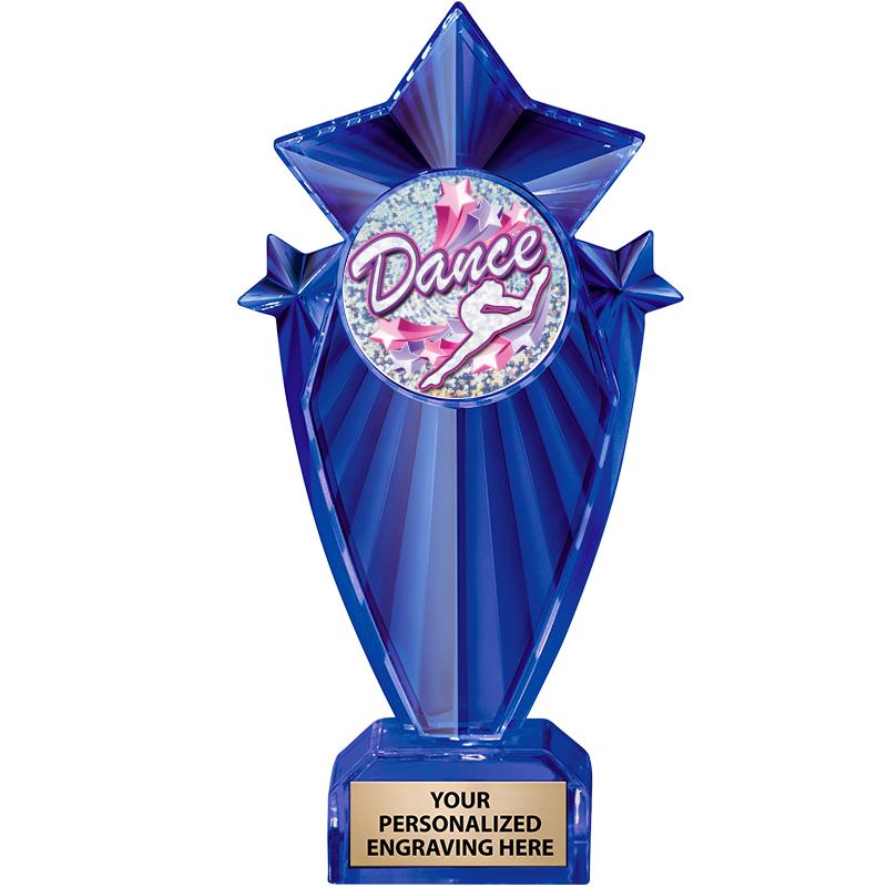 8" BLUE STARGRAM ICICLE TRP