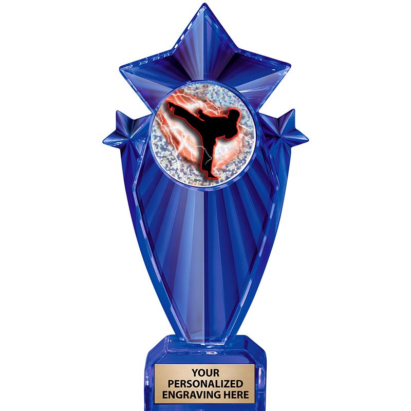 8" BLUE STARGRAM ICICLE TRP