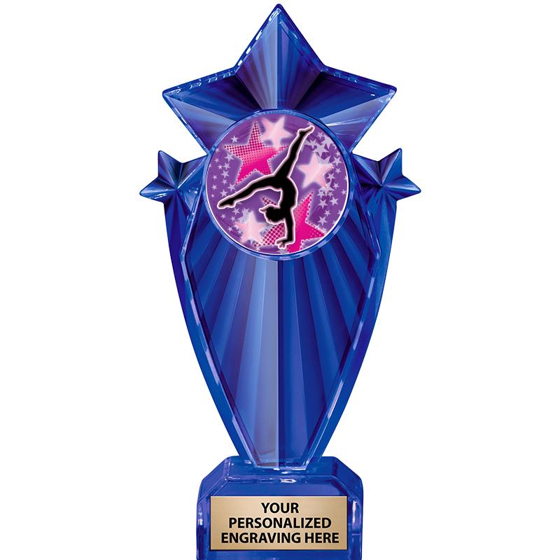 8" BLUE STARGRAM ICICLE TRP