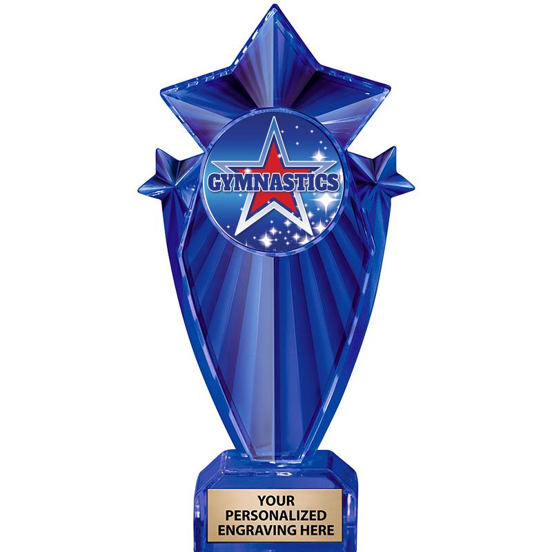 8" BLUE STARGRAM ICICLE TRP