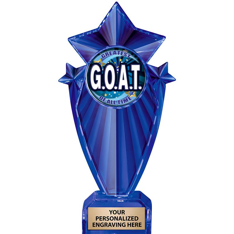 8" BLUE STARGRAM ICICLE TRP