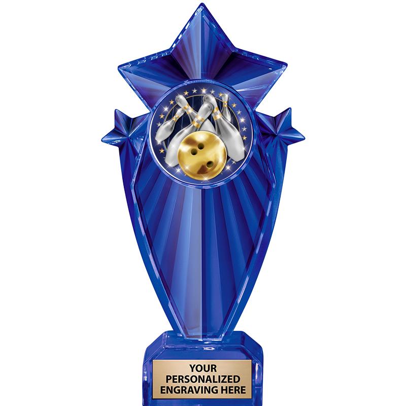 8" BLUE STARGRAM ICICLE TRP