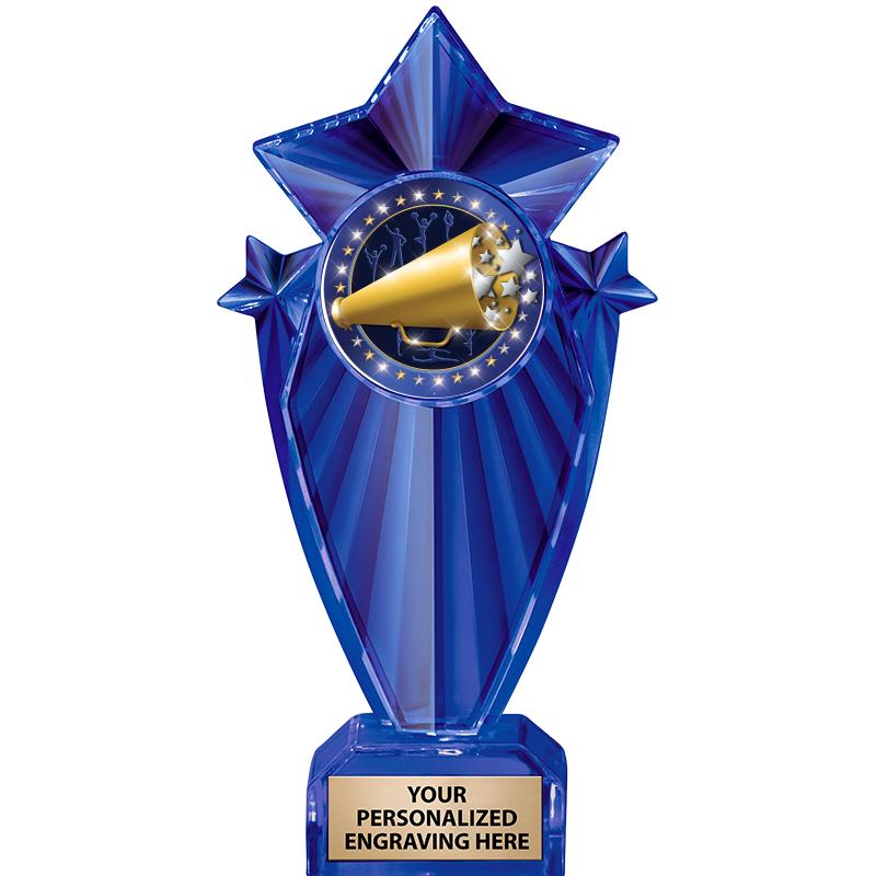 8" BLUE STARGRAM ICICLE TRP