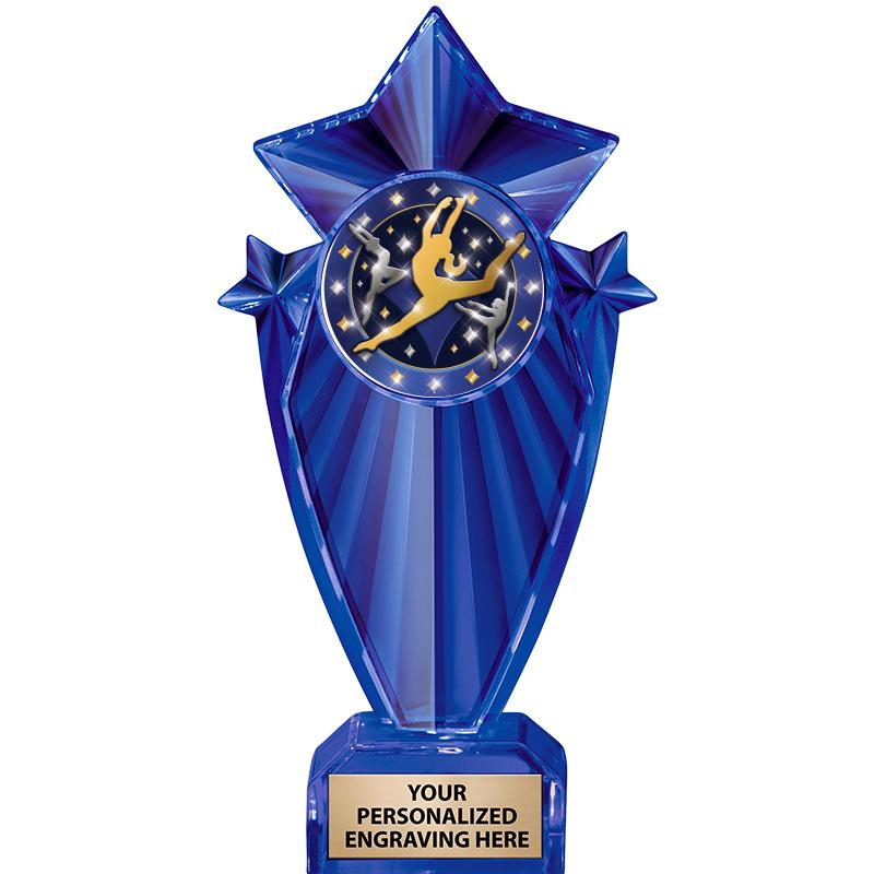 8" BLUE STARGRAM ICICLE TRP