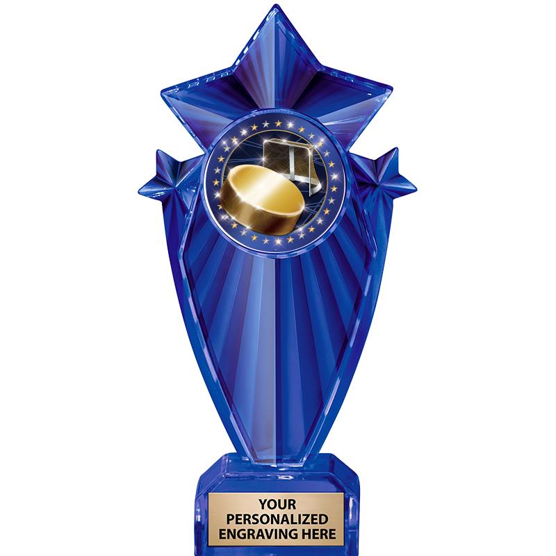 8" BLUE STARGRAM ICICLE TRP