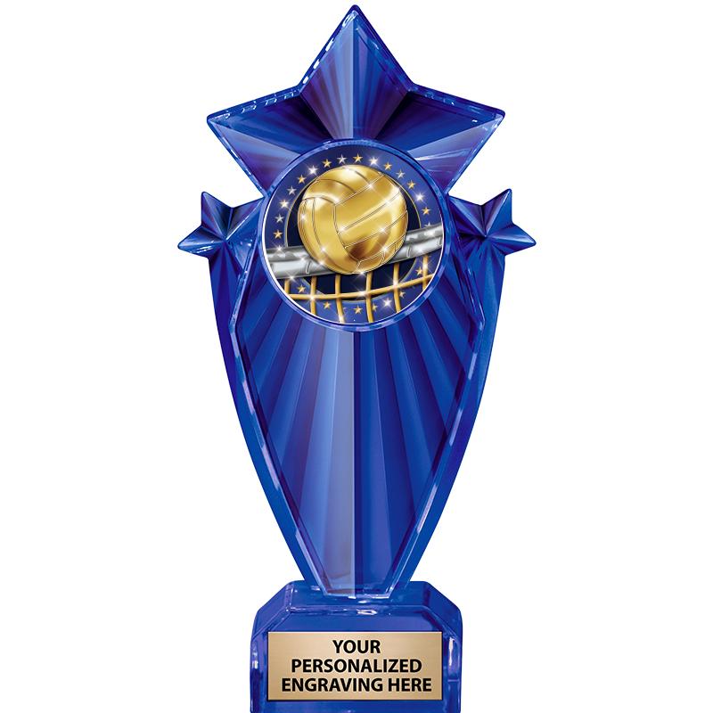 8" BLUE STARGRAM ICICLE TRP