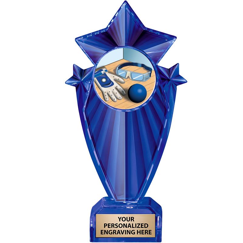 8" BLUE STARGRAM ICICLE TRP