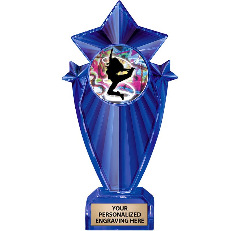 8" BLUE STARGRAM ICICLE TRP