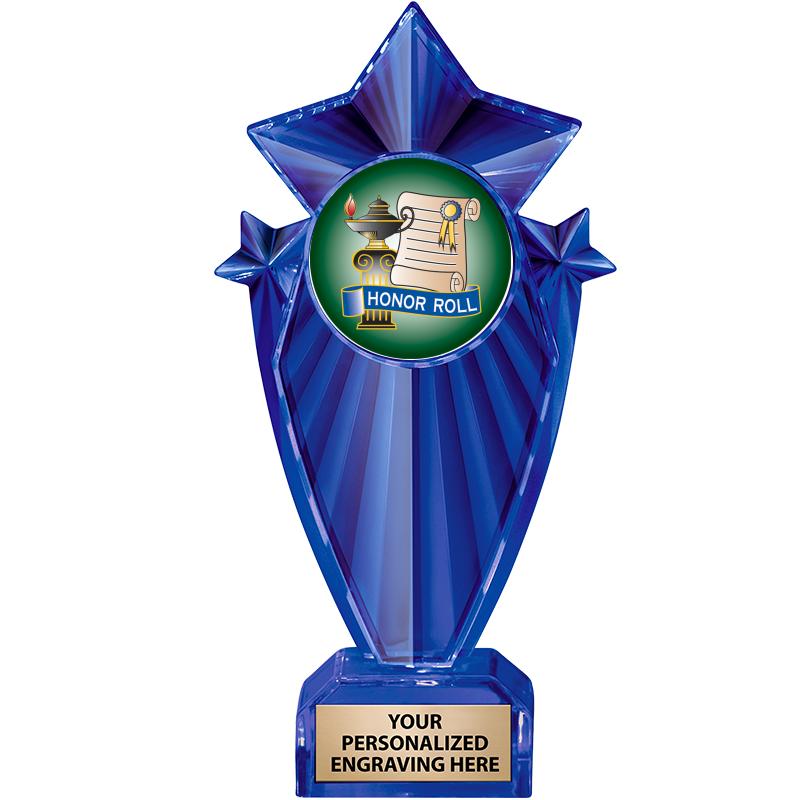 8" BLUE STARGRAM ICICLE TRP