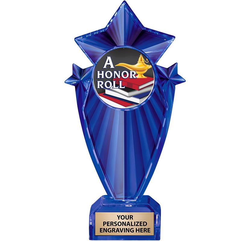 8" BLUE STARGRAM ICICLE TRP