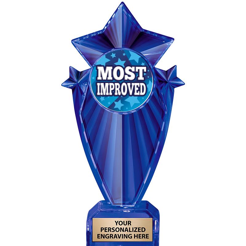 8" BLUE STARGRAM ICICLE TRP