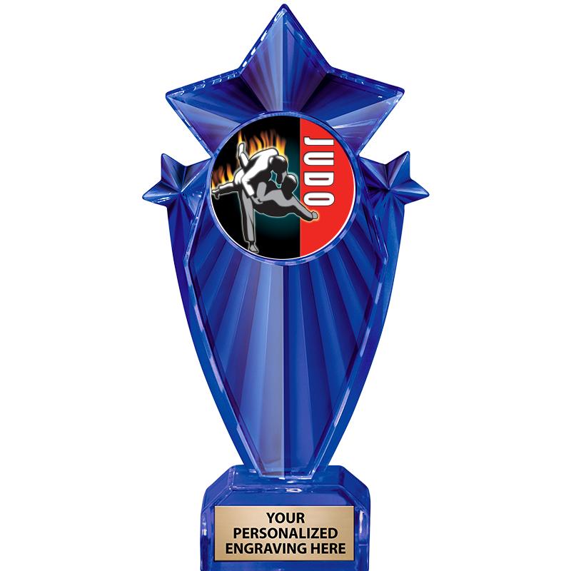 8" BLUE STARGRAM ICICLE TRP