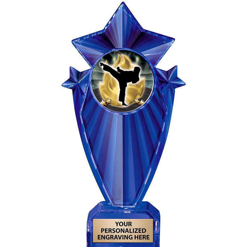 8" BLUE STARGRAM ICICLE TRP