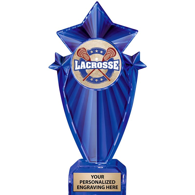 8" BLUE STARGRAM ICICLE TRP