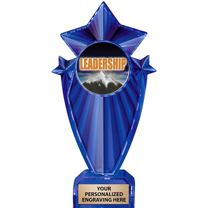 8" BLUE STARGRAM ICICLE TRP