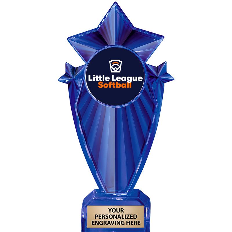 8" BLUE STARGRAM ICICLE TRP