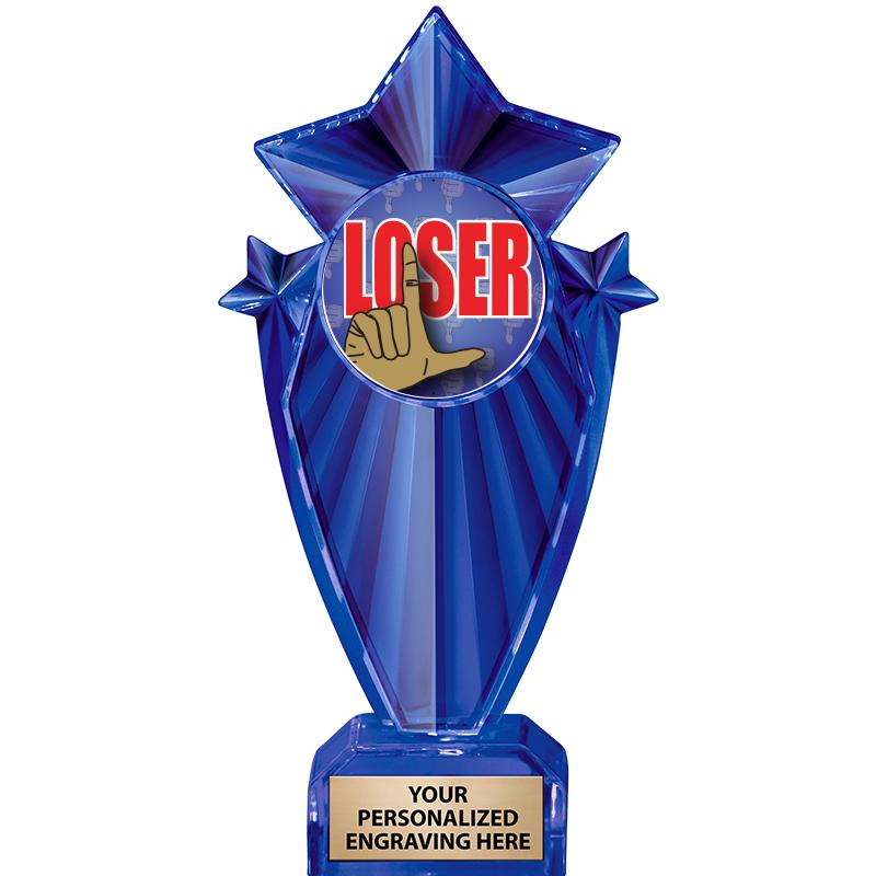 8" BLUE STARGRAM ICICLE TRP