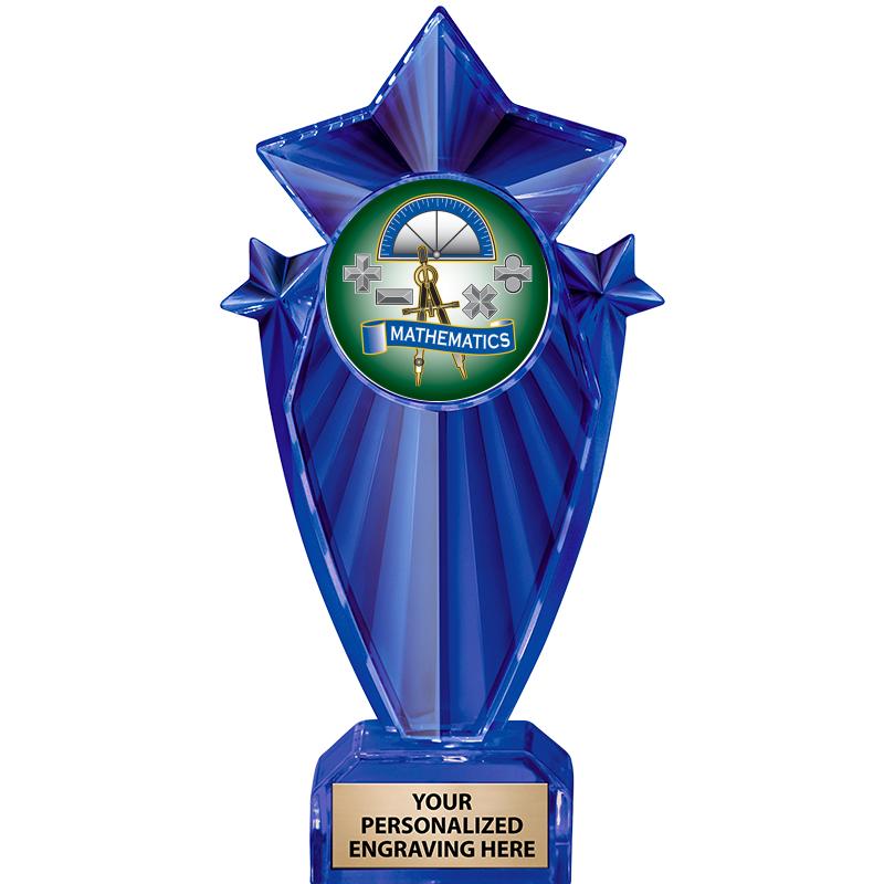 8" BLUE STARGRAM ICICLE TRP