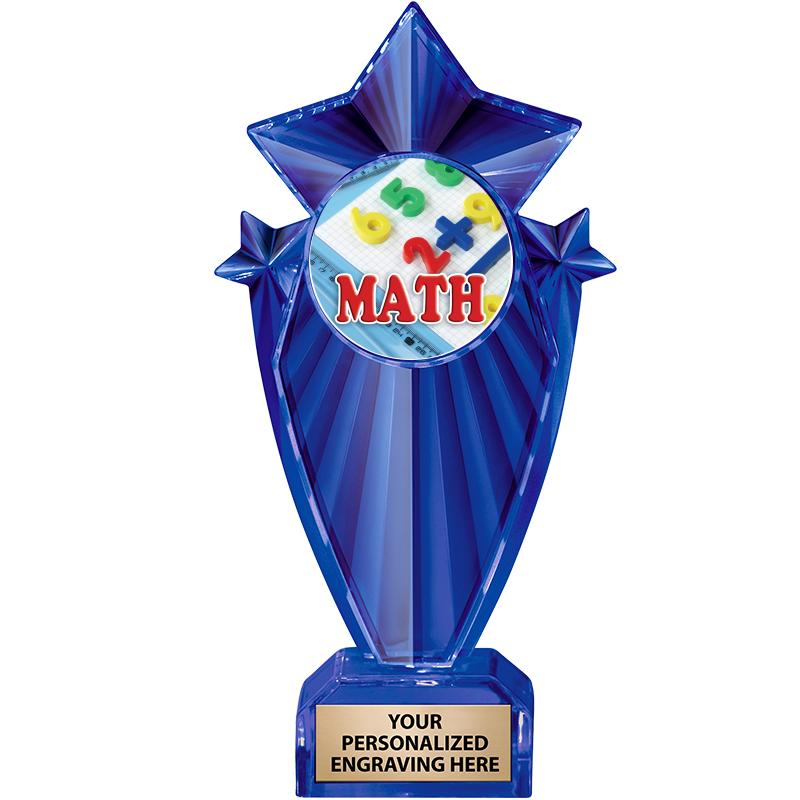 8" BLUE STARGRAM ICICLE TRP