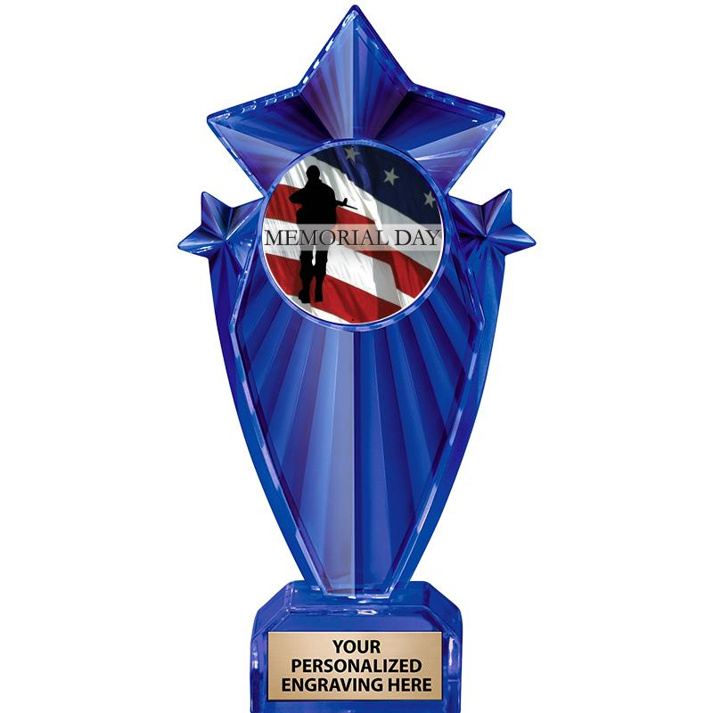 8" BLUE STARGRAM ICICLE TRP