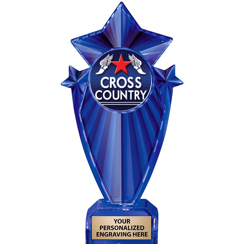 8" BLUE STARGRAM ICICLE TRP