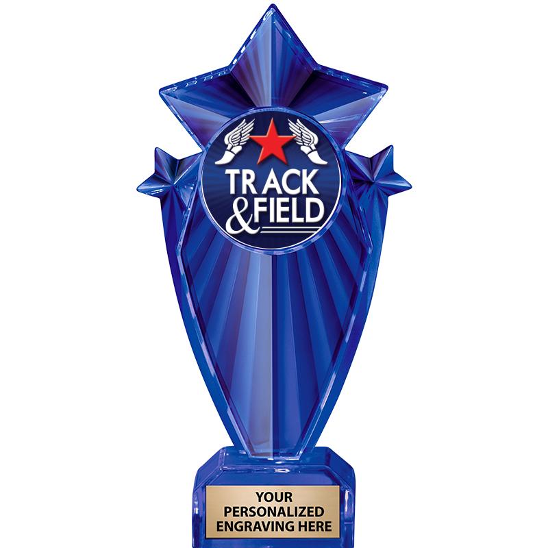 8" BLUE STARGRAM ICICLE TRP