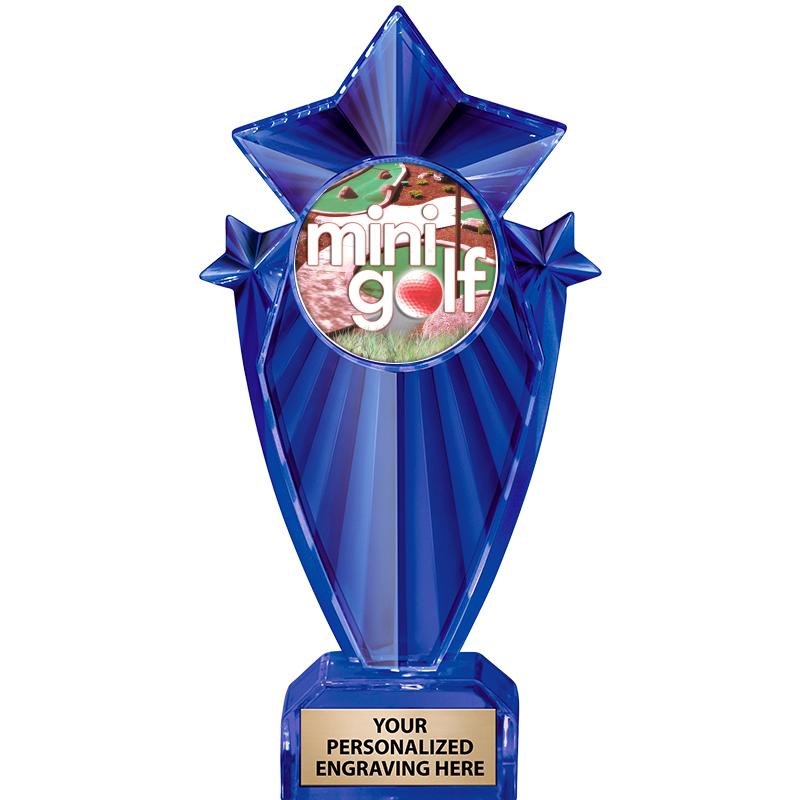 8" BLUE STARGRAM ICICLE TRP