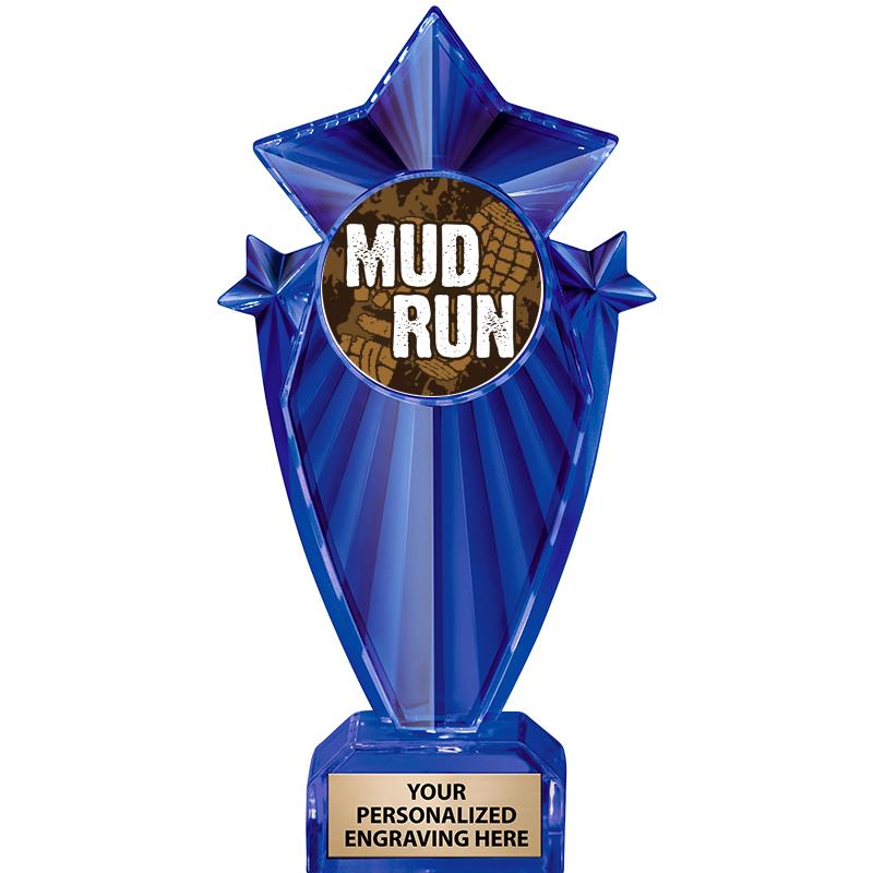 8" BLUE STARGRAM ICICLE TRP