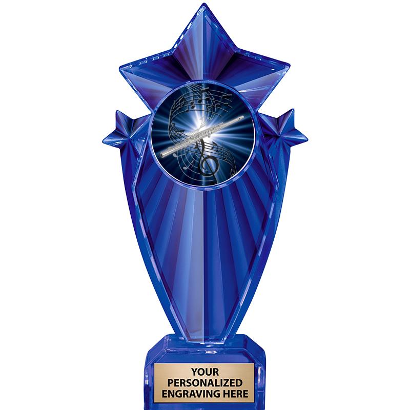 8" BLUE STARGRAM ICICLE TRP